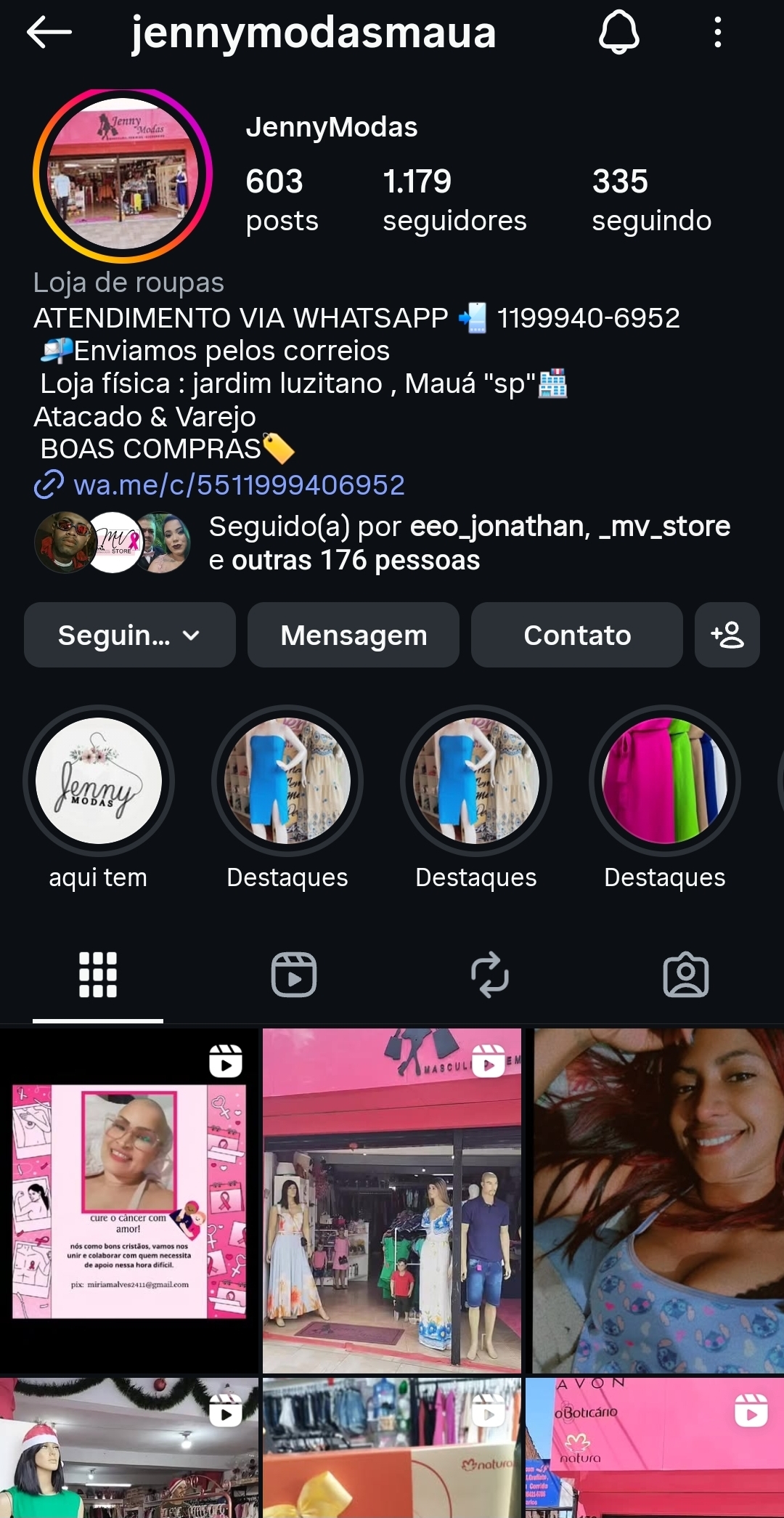 Instagram Jenny Modas